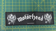 Motorhead War pig Super Strip Woven Sew On Patch Officially Licensed