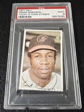 1971 Dell Team Stamps - Today's All Stars - Frank Robinson- PSA 10