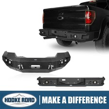 Hooke Road Front Rear Bumper Combo For 2006 2007 2008 Ford F150 Wwinch Plate