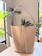 Suede Large Park Tote Dark taupe tan Tote Bag