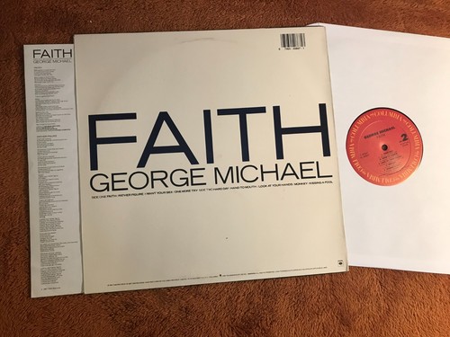 George Michael Faith 1987 US LP 1st Pr SYMBOL cvr original wham c40867 w/insert - Picture 3 of 3