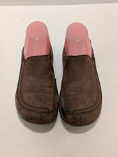 MERRELL Women's Moc Primo Scoop Size 7 Brown Suede Leather Shoes Slip Ons B1