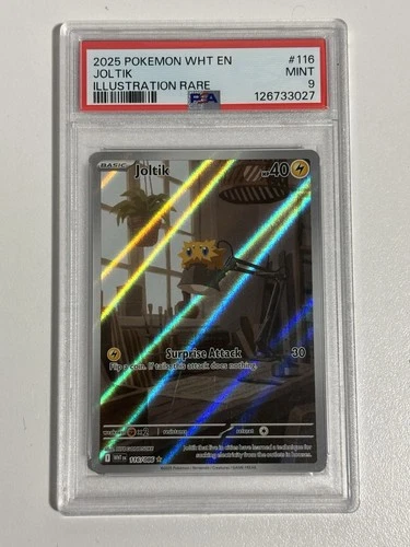 PSA 9 - Joltik Illustration Rare 116 (Pokemon White Flare)