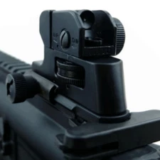 Metal Rear Sight No Carry Handle Is Rear Sight Picatinny Weaver Rail Mount Black