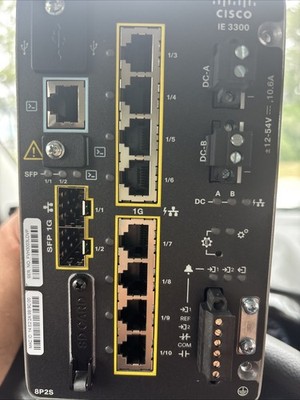 New - Cisco IE-3300-8P2S-E-A Catalyst IE3300 rugged series managed switch 