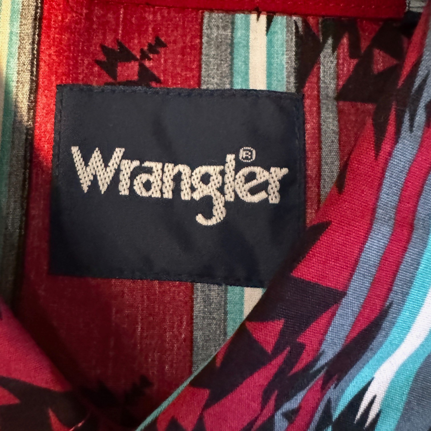 NEW Wrangler Men's Checotah Southwestern Pearl Snap Shirt Large Landman Cowboy thumbnail 6