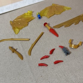 Various Ninjago Pieces and Instruction Manual to set #71768 & #70606 No Figures