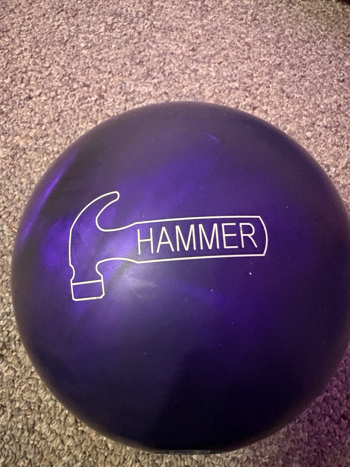 Used Hammer Purple Pearl Hammer Urethane Bowling Ball Purple
