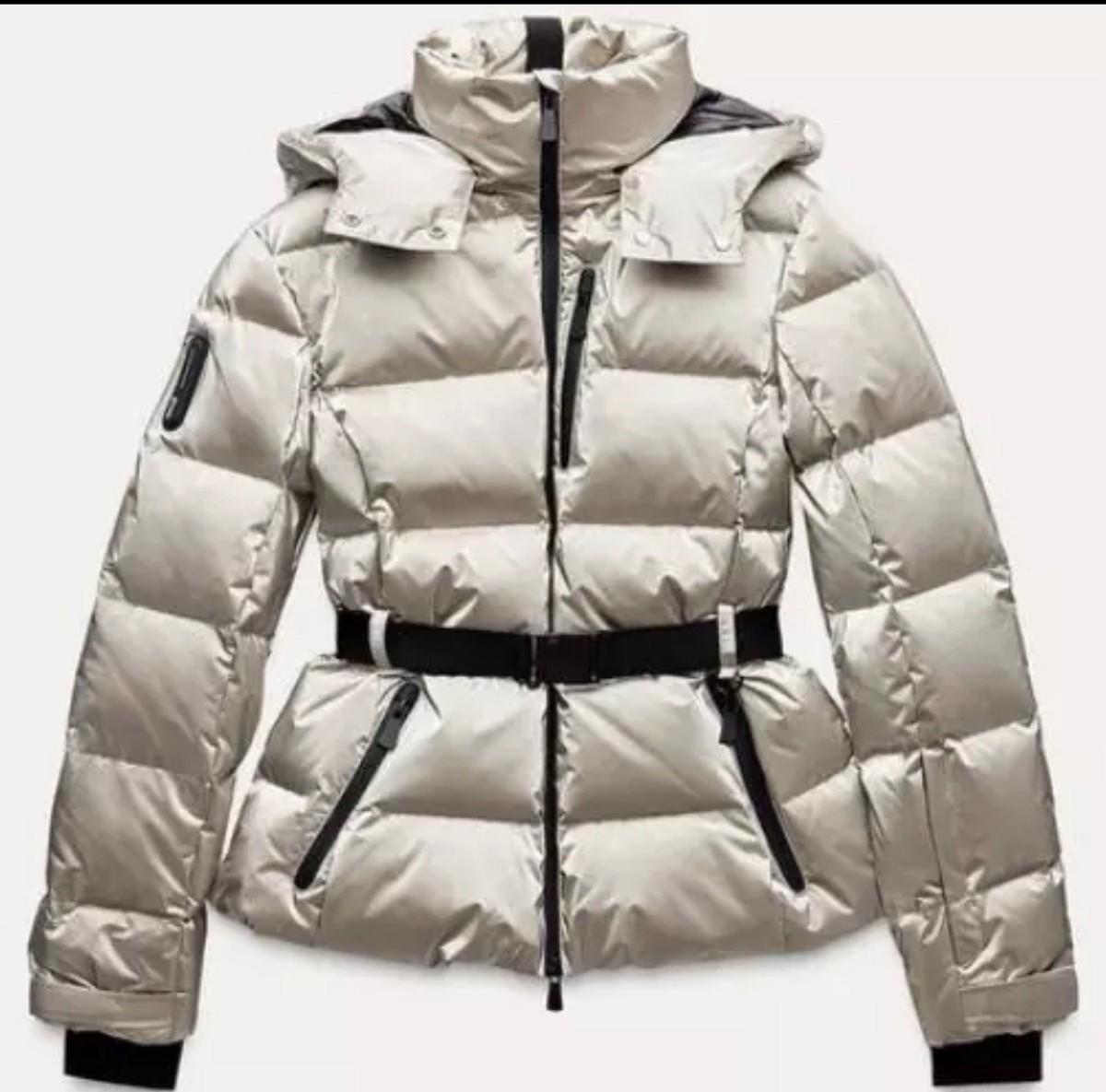 ZARA CAVA SKI COLLECTION RECCO TECHNOLOGY DOWN JACKET COAT. 8073