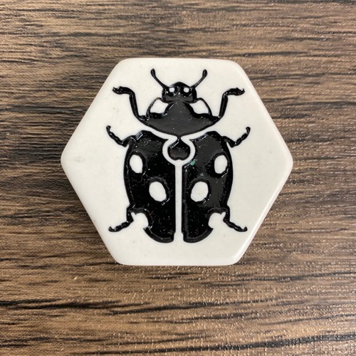 Hive Carbon The Board Game Black White Tile Individual Replacement Piece Gen 42 - Picture 27 of 31