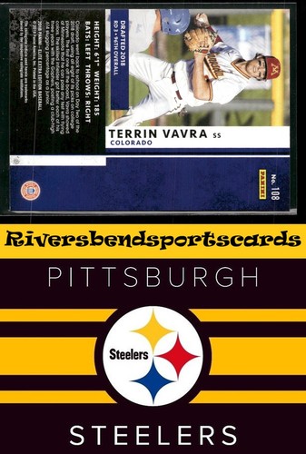 2018 Panini Elite Extra Edition #108 Terrin Vavra #/999 Rookie - Bild 2 von 2