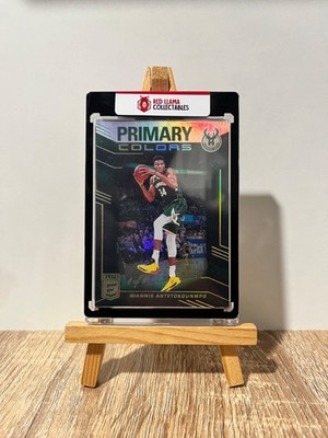 GIANNIS ANTETOKOUNMPO 2019-20 Donruss Elite Primary Colors #6 Black 1/1 BUCKS