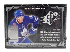 2023/24 UPPER DECK SPX HOCKEY HOBBY BOX