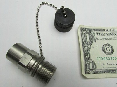 New Parker Stainless High Pressure Valved Quick Coupler Nipples 1/4'' NPT 1141-63