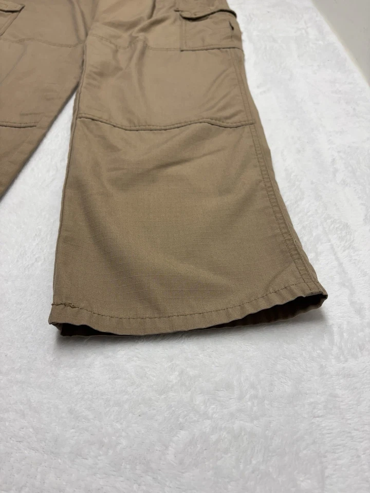 Pantalones tácticos 5.11 para hombre talla 32X32 beige Ripstop cargo pierna recta caquis Foto 4 de 4