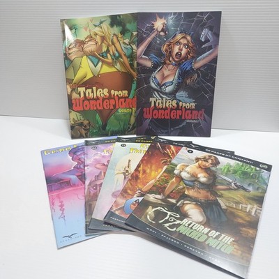Grimm Fairy Tales Comic Bundle Lot Tales from Wonderland vol 1 2 Zenescope