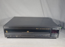 SONY CDP-C305 CD Changer 5 Compact Disc Player Vintage Home Theater Tested