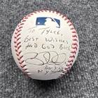 Rawlings Baseball Brian Roberts Signed New York Yankees #14 Baltimore Orioles
