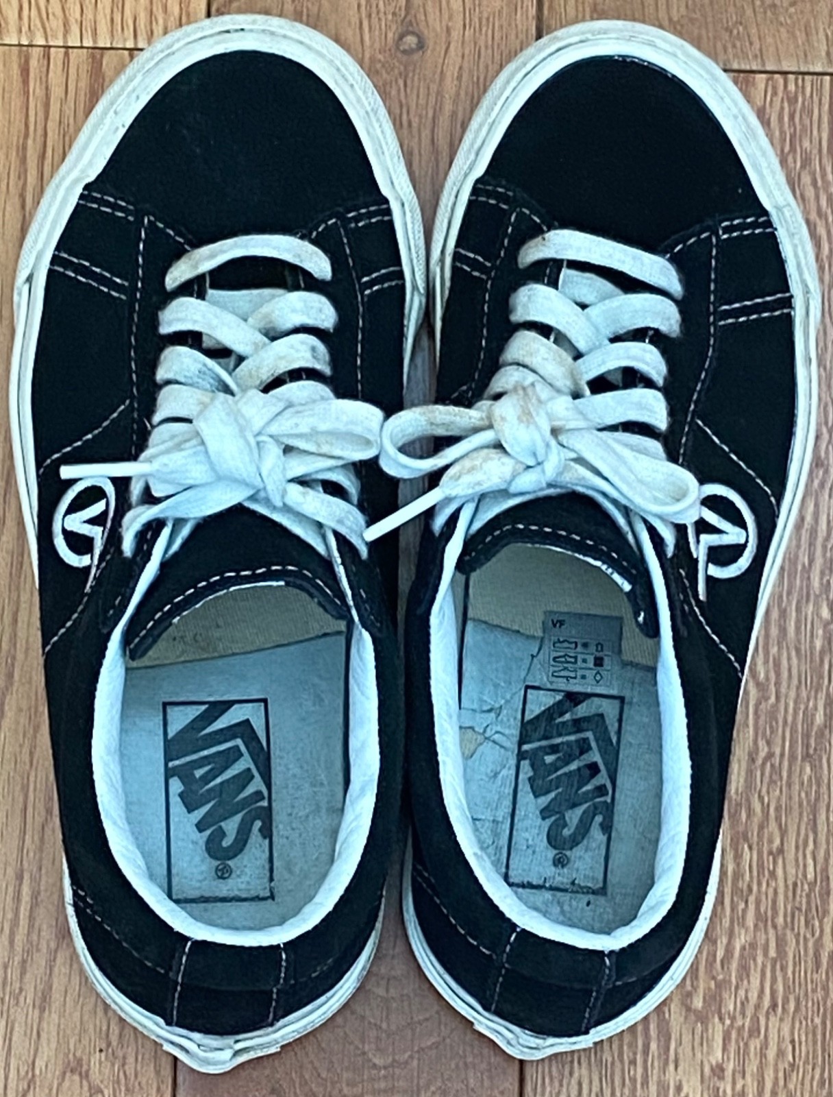 Vans Off the Wall Sid OG LX Low Sneakers, Black Suede, Men 4.5 / Women 6