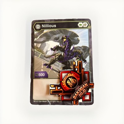 Bakugan Battle Planet Darkus   Nillious Character Card B500 321_CC_BB