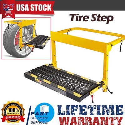 350 lb. Heavy Duty Adjustable Deluxe Truck and SUV Tire Service Step
