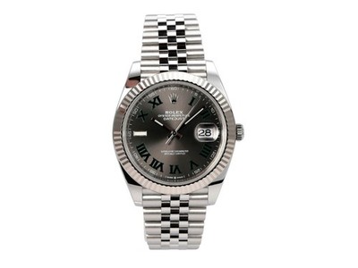 Rolex Datejust 41 Ref. 126334 Edelstahl / Weißgold Rhodium Römisch Jubile-Band