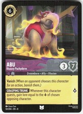 Abu Illusory Pachyderm 50/204 Reign of Jafar Disney Lorcana