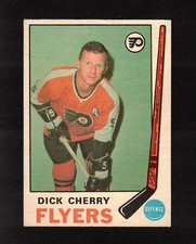 1969-70 DICK CHERRY #173 ROOKIE EX-MT OPC ** Flyers Star Vintage NHL Hockey Card. rookie card picture