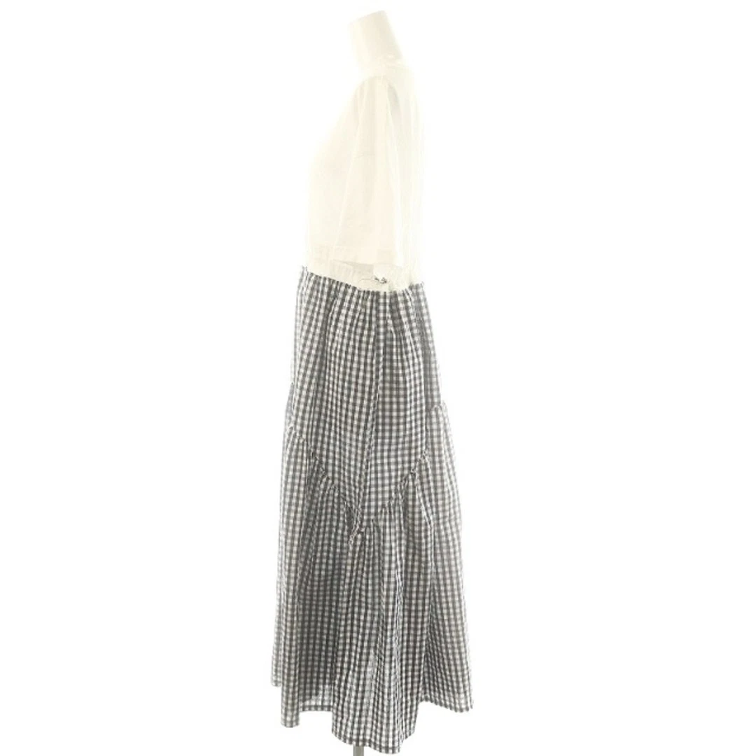 OFF WHITE Abito Alta Moda Fellini AltamodaFellini Plaid Contrasto F bianco sporco Navy DO