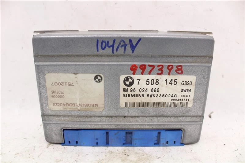 Used Transmission Control Module fits: 2001 Bmw 525I Transmission thru 2/01 Grad Foto 2 de 4