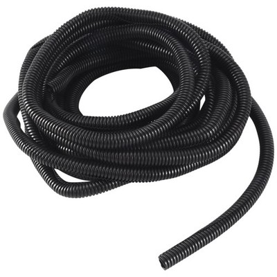 20 Ft Split Wire Conduit Polyethylene Tubing Black Color Sleeve Tube 10mm4808