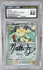 Meowth Matthew Sussman 2023 Pokemon SV 151 #052 Reverse Holo IP Auto CGC AUTH