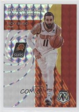 2019-20 Panini Mosaic International Men of Mastery Silver Prizm Ricky Rubio 01su
