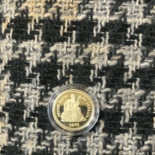 1873 Seated Liberty Dime San Francisco Uncirculated Arrows Variety