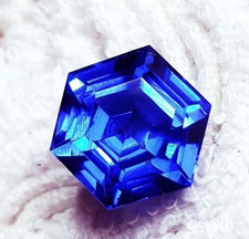 Sapphire Fancy Cut NATURAL Blue Flawless 10.70 Ct CERTIFIED Loose Gemstone