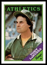 1988 Topps Tony LaRussa Oakland Athletics #344