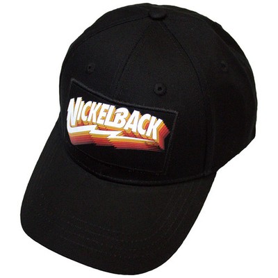 Nickelback Baseball Cap: Gradient Shadows Logo (schwarz) OFFIZIELL NEU