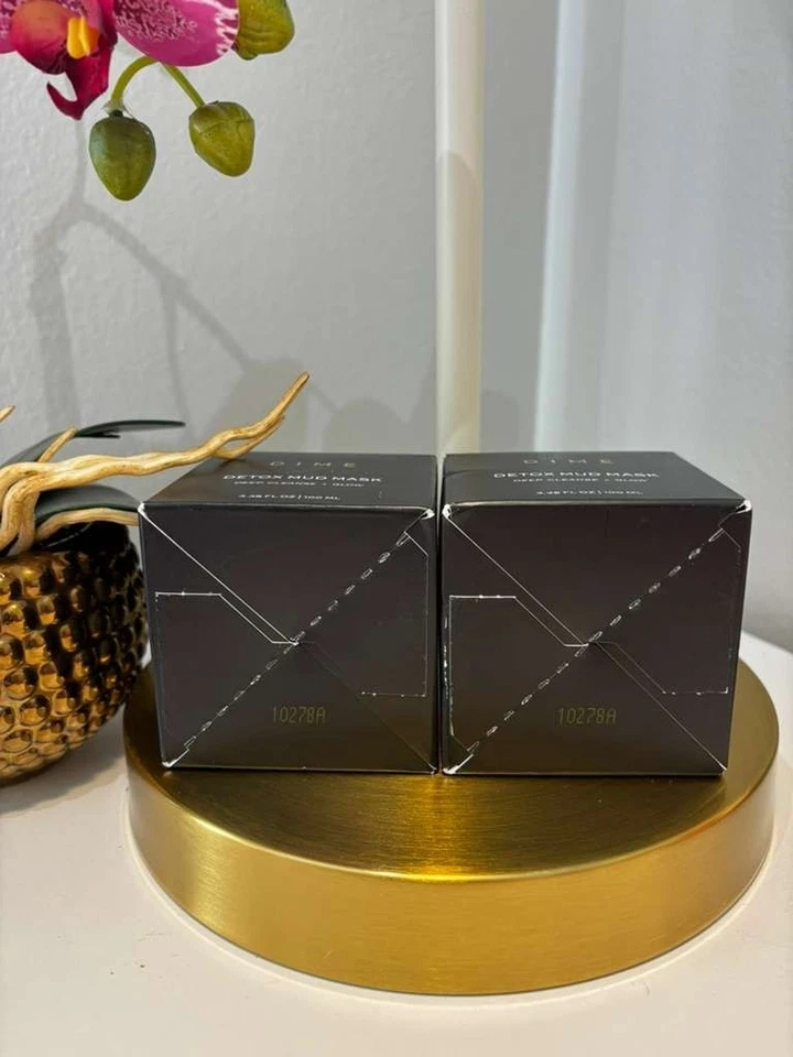 DIME Detox Mud Mask 3.38 fl oz Deep Cleanse + Glow Face Mask New Sealed Skincare - Изображение 4 из 4