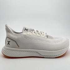 Flux Footwear Adapt Runner White Gum Mens Size 10 Athletic Knit Shoes Sneakers