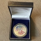 1999 Silver American Eagle Walking Liberty Dollar $1 Colored Coin 1 oz .999 Box