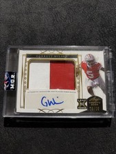 2022 Leaf Trinity - Patch Auto Garrett Wilson #PA-GW1 Gold /75 (AU, MEM, RC)