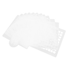 12Pcs White Pet Bread Stencil Set for Baking Sourdough Cake Cookie Decorating