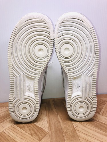 Nike Air Force 1 Low GS Sneaker Shoes Youth Size 5Y Triple White DH2920-111 - Picture 11 of 19