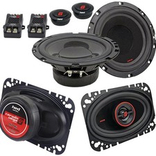 Cerwin Vega 6.5" Component & 4x6 Coaxial Speakers Fits 1995-2006 GM Pickup