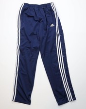 Vintage Y2K 2001 Adidas Mens Large Spell Out Tearaway Sweatpants Pants Blue