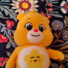 Care Bears Funshine Bear Yellow Plush Stuffed Animal Embroidered Small 2020