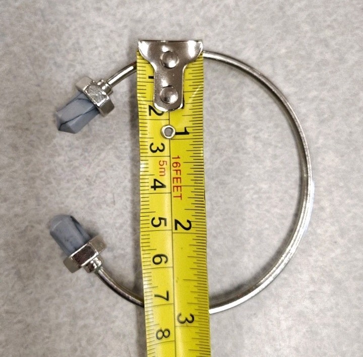 Double Pointed Hexagonal Cuff Bangle Bracelets Si… - image 6