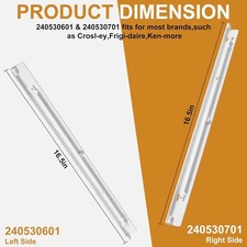 Left+Right Pan Hanger Slide Rail For Refriger...