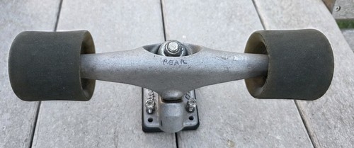 Vintage Orig. Neil Carver C7/C2 Truck Set Roundhouse Wheels Radpads Surf Skate Lesen - Bild 14 von 23