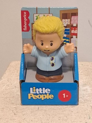Fisher - Price Little People Mini Fiqurine Dad Blond Hair & Beard New In Box